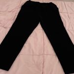 Nordstrom Vintage Black 100% Merino Wool Elastic Waist Pockets Pants, size L Photo 7