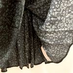 ZARA  Animal Print Ruffle Mini Dress, Color Green/Black, Size S, NWT Photo 9