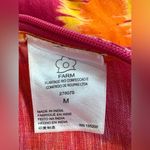 Farm Rio  Anthropologie linen blend Tie Back Cut out Jumpsuit size Medium Photo 7