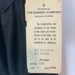 Vtg S Sanibel Sport Floral Embroidered Midi Black Photo 2