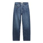 ZARA  ZW The High Rise Slim Rhinestone Jeans Mid-Blue REF- 6840/043 size 6 Photo 3