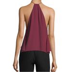 Robert Rodriguez new ✦ Sexy Strappy Silk Red Carpet Draped Cami Top ✦ Wine Photo 4