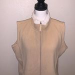 Jane Ashley  Sherpa fleece lined sleeveless full zip up vest Photo 1