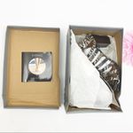 Vionic  Perk Sami Leather Caged Heeled Sandals: Black Boa Snakeskin Photo 11