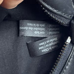 Kenneth Cole Black and White Striped Cow Hair Crossbody Bag Photo 2