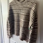 Rails  Echo Chunky Roll Neck Pullover Sweater in Brown Striped Womens Size XS Photo 5