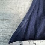 J.Jill Navy Floral Embroidered Sleeveless V-Neck Long Dress D37 Photo 5