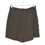 Vera Wang Simply Vera  Womens Olive Elastic Waist Safari Khaki Shorts Medium‎ Photo 1