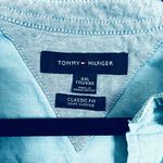 Tommy Hilfiger ‎ Womens XXL Classic Fit Long Sleeve Button Down Shirt Blue Photo 3