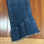 Paige NWT Women's Flora Straight Barkley With Ruffle Detail Jeans Size 28 Photo 3