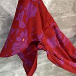 Free People  Red and Purple Floral Aries Mini Dress Photo 3