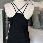 Tank Black Flowy Strappy Cami Top Performance Athletic Womens Small Photo 5