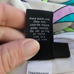 Apt. 9  Pastel Retro Floral Psychadelic Halter One Piece Swimsuit Size Large Photo 6