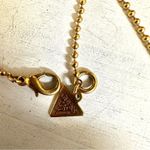 Guess gold tone heart rhinestone pendant necklace Photo 10