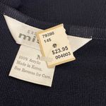 Misook Exclusively  Knit Scoop Neck Tank Top NWT Size Medium Navy Blue Photo 4