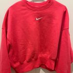 Nike  Women's Pink cropped sweater used Photo 0