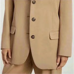 Everlane New with tags  The 80s Blazer Ash Brown in size 00 Photo 11