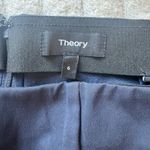 Theory  Navy Straight Leg Women's Pants Photo 2