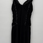Wishes Wishes *Fair Reworked* Y2k Black Sequin Formal Dress Size Medium Photo 0