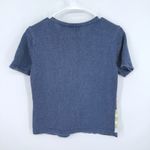 Crazy Horse Blue Pink Patchwork Knit Cardigan Sweater Top S Grannycore Cottage Photo 3