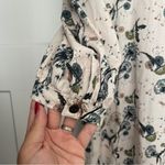 NWT Bel Kazan Lucy Dandelion Short Sleeve Drews Ivory Pockets Black Photo 2