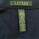 Ralph Lauren  Blue Ponte Zip Front Size 4 Tailored‎ Style Jacket Photo 2