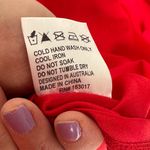 Princess Polly  Red Ruffle Mini Dress Balloon sleeve Bodycon Lined Size 0 Photo 8