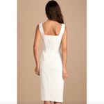 Cutout Sleeveless Midi Dress White Size M Photo 5