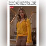 Ramy Brook Jodi Blouse Top in Tangerine Size Small Photo 11