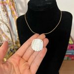 Handmade White Iridescent Mother-Of-Pearl Sea Shell Pendant Necklace🌊 Photo 3