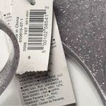 Old Navy Women's Low Heel Flat Silver Glitter Jelly Slide Sz 6 NWT Photo 4