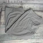 Talbots 22W Wide-Leg Crop Chino Pants Black/White Pinstripe Photo 1