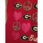 Creative Apparel  Women's Juniors Georgia Bulldogs T-Shirt Size Large Multi-Color Photo 3
