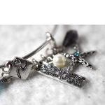 Source Unknown Walk With Me Beside The Sea Stainless Steel Silver Tone Charm 6" Bracelet Photo 2