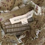 Mod Boutique  Women’s Dress Large Green Short Sleeve Photo 4