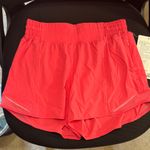 Lululemon Hotty Hot HR Short 4” Lined Sz4 Glaze Pink Photo 0