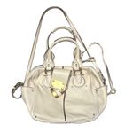 Chloé CHLOE Paddington Ivory Cream Satchel Crossbody Bag w Lock Key Removable Strap Photo 12