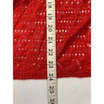 Roz & Ali Women's Cherry Red Cardigan Photo 4