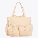 BEIS  The Sport Caryall Tote Duffel Bag Gym Workout Beige Tan - Discontinued Photo 1