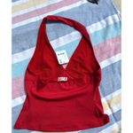 Free People NWT, Red Halter Top β Size XS Photo 2