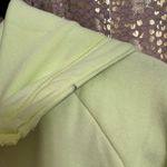 Athleta Easy Fleece Half Zip Hoodie Citron Green Cozy Sweater Medium NWOT Photo 3