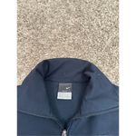 Nike Vintage Y2K Women's XS Full Zip Cropped Jacket Navy Blue Front Seams Photo 4