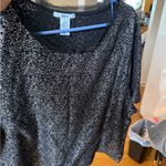 Bar III Black and White Women's Blouse Photo 1