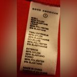 Good American Matte Good Waist Bright Poppy Red Bikini Bottom Size Small Photo 9