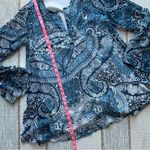 Show Me Your Mumu Perveen Paisley Printed Long Sleeves Tunic Dress Women’s XS Photo 5