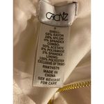 Cache NWT Mini Dress 8 Ivory Brocade Metallic Square Neck Sheath Party Cocktail Photo 6