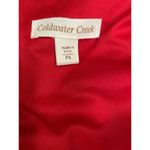 Coldwater Creek Women's Red Dress Maxi Sleeveless Size 4P SKU 1021 Photo 2