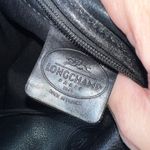 Longchamp Paris Leather Backpack Shoulder Bag Purse Designer France Black Photo 7