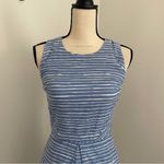 Gap  Blue Knee‎ Length Y2K Fit & Flare Sleeveless Dress sz 0 Preppy Fishermancore Photo 4
