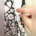 Kate Spade New York Pink Black Spade Clover Hearts Caftan Cover Up Size XS/S Photo 12